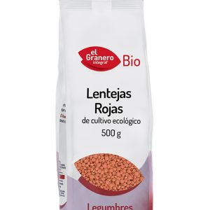 Lentejas Rojas Bio, 500 g