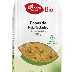 Copos de Maíz Tostado Bio, 400 g