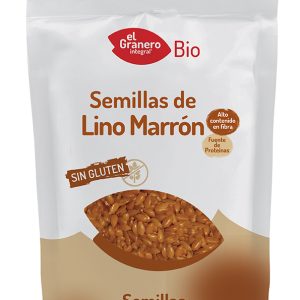 Semillas de Lino Marrón Bio, 500 g