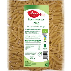 Macarrones con Mijo Bio, 500 g