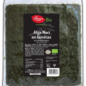 Alga Nori en Láminas Bio, 25 g