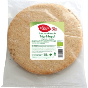 Bases de Trigo Integral para Pizza Bio, 2 Und. 300 g
