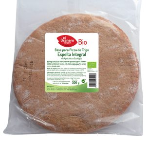 Bases de Trigo Espelta Integral para Pizza Bio, 2 Und. 300 g