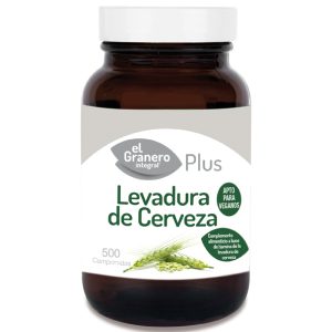 Levadura de Cerveza, 500 Comp. 400 mg
