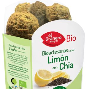 Galletas Artesanas sabor Limón con Chía, 250 g