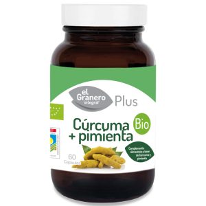 Cúrcuma + Pimienta Bio, 60 Cap. 440 mg