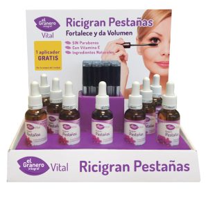 Expositor Ricigran Pestañas 12 Unds.+ Aplicador