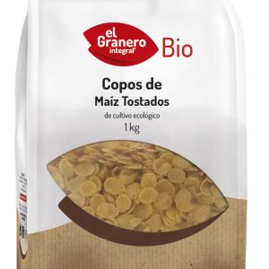 Copos de Maíz Tostado Bio, 1 Kg