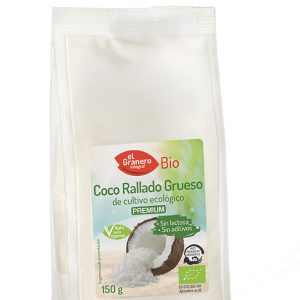 Coco Rallado Grueso Bio, 150 g
