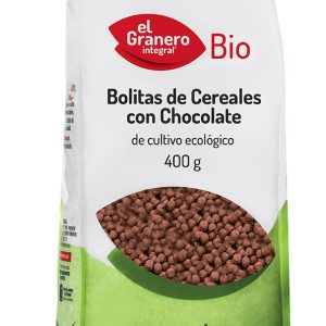 Bolitas de Cereales con Chocolate Bio, 400 g