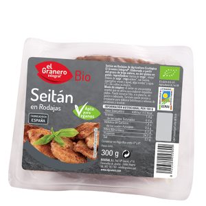 Seitán en Rodajas Bio (F), 300 g