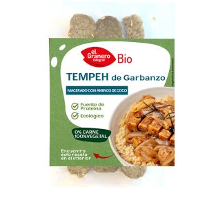 Tempeh de Garbanzo Macerado con Aminos de Coco Bio, 170 g