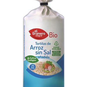 Tortitas de Arroz sin Sal Añadida Bio, 115 g