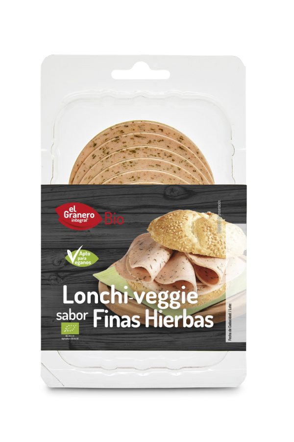 Lonchas Veganas sabor Finas Hierbas Bio (F), 100 g