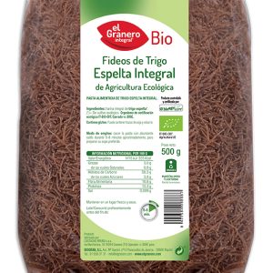Fideos de Trigo Espelta Integral Bio, 500 g