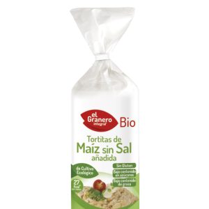 Tortitas de Maíz Sin Sal Añadida Bio, 110 g