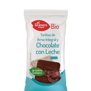 Tortitas de Arroz y Chocolate con Leche Bio, 90 g