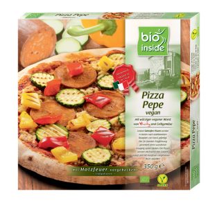 Pizza Vegana con Pepperoni y Queso Bio (C), 350 g